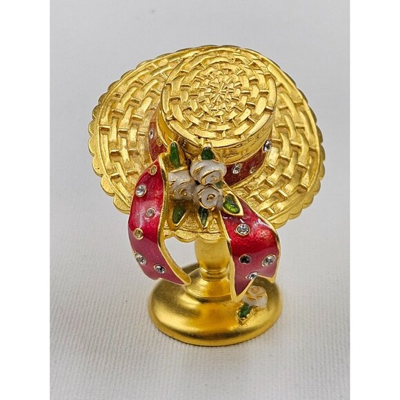 ESTEE LAUDER SUN BONNET HAT 2000 PLEASURES SOLID PERFUME  NO BOX - Picture 3 of 6